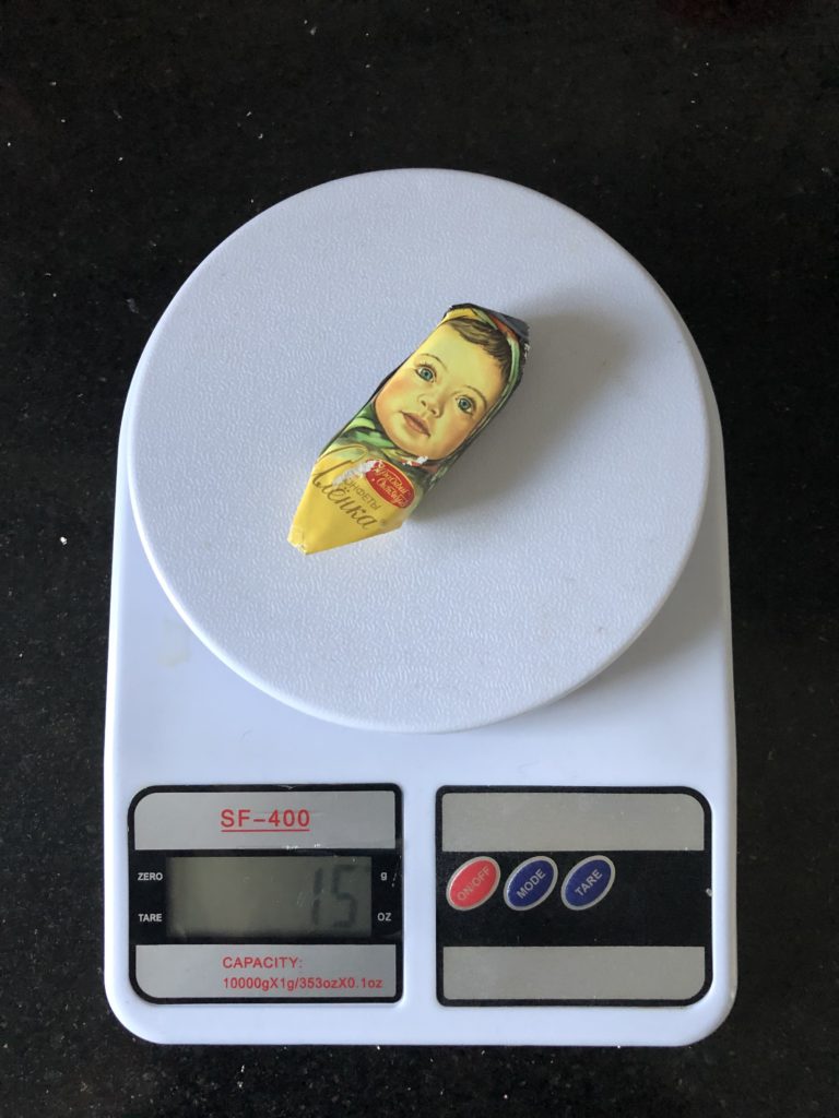 Alenka 糖果的重量