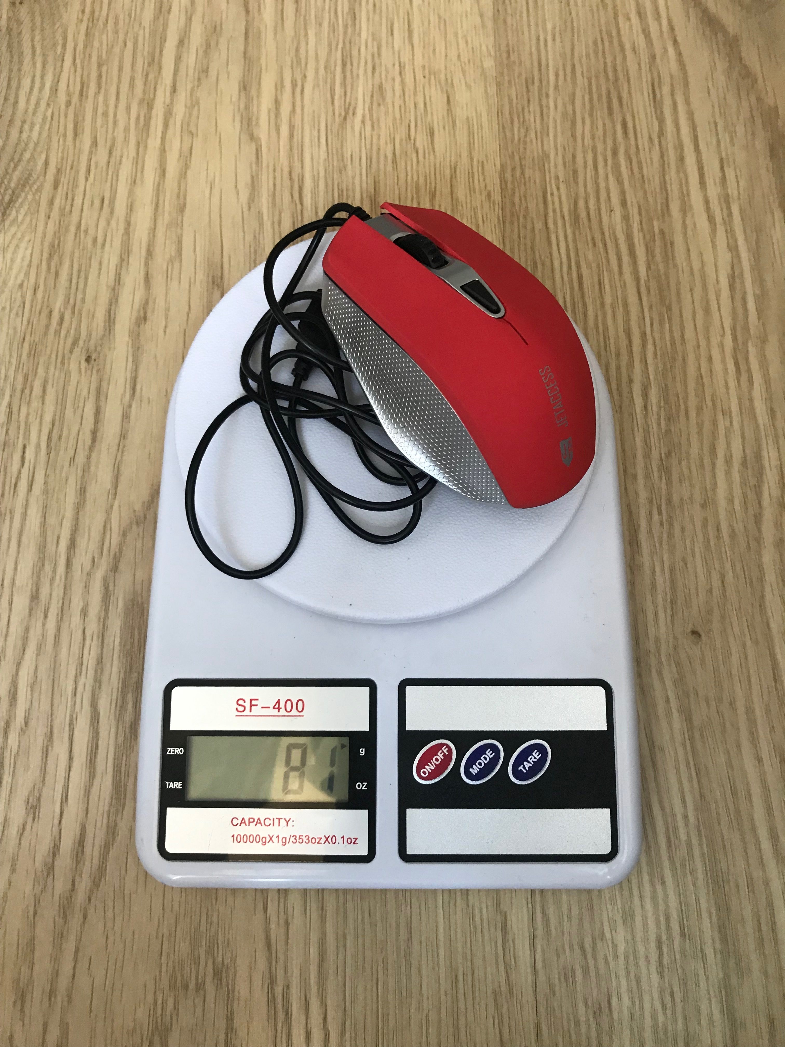 kompiuterio pelės svoris