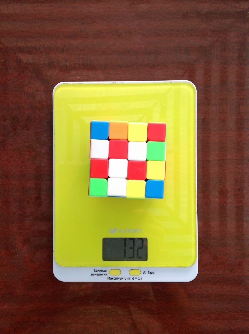 Rubiko kubo svoris