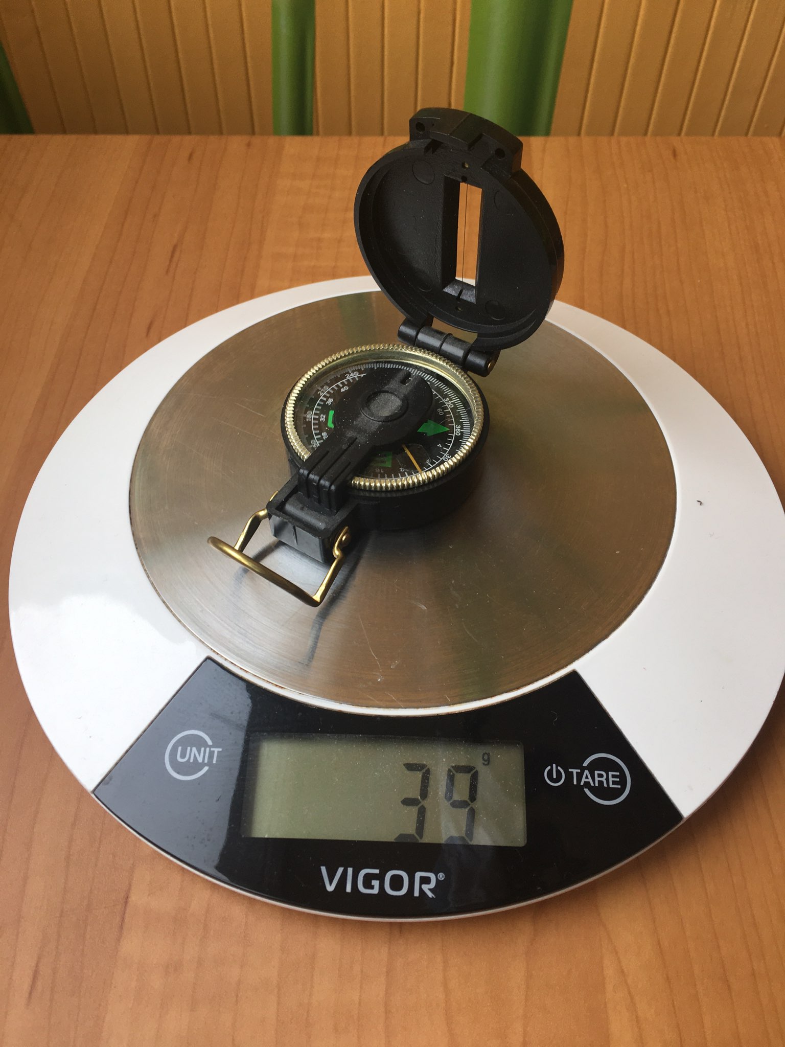 Kompass Gewicht
