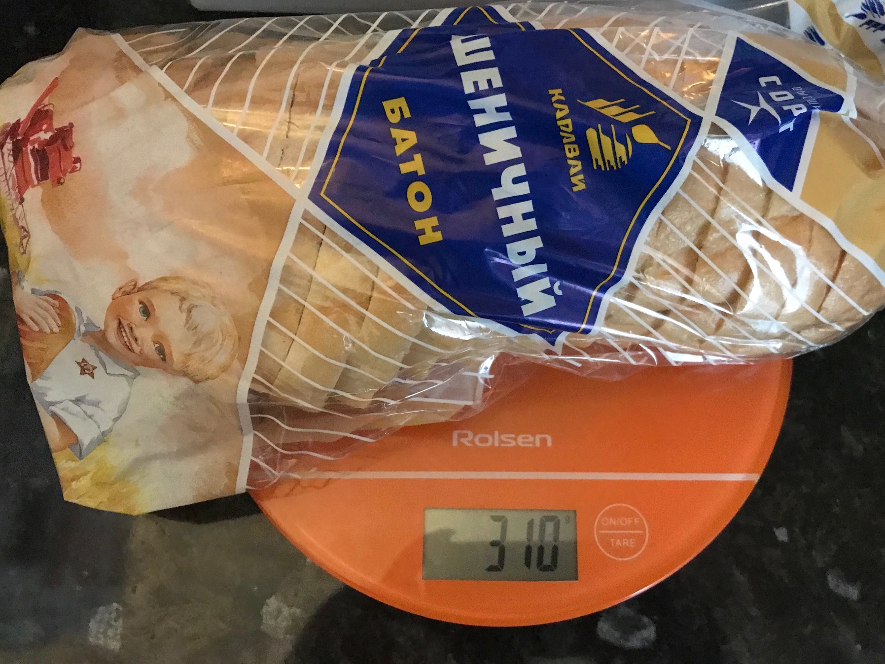 hmotnost pšeničného bochníku