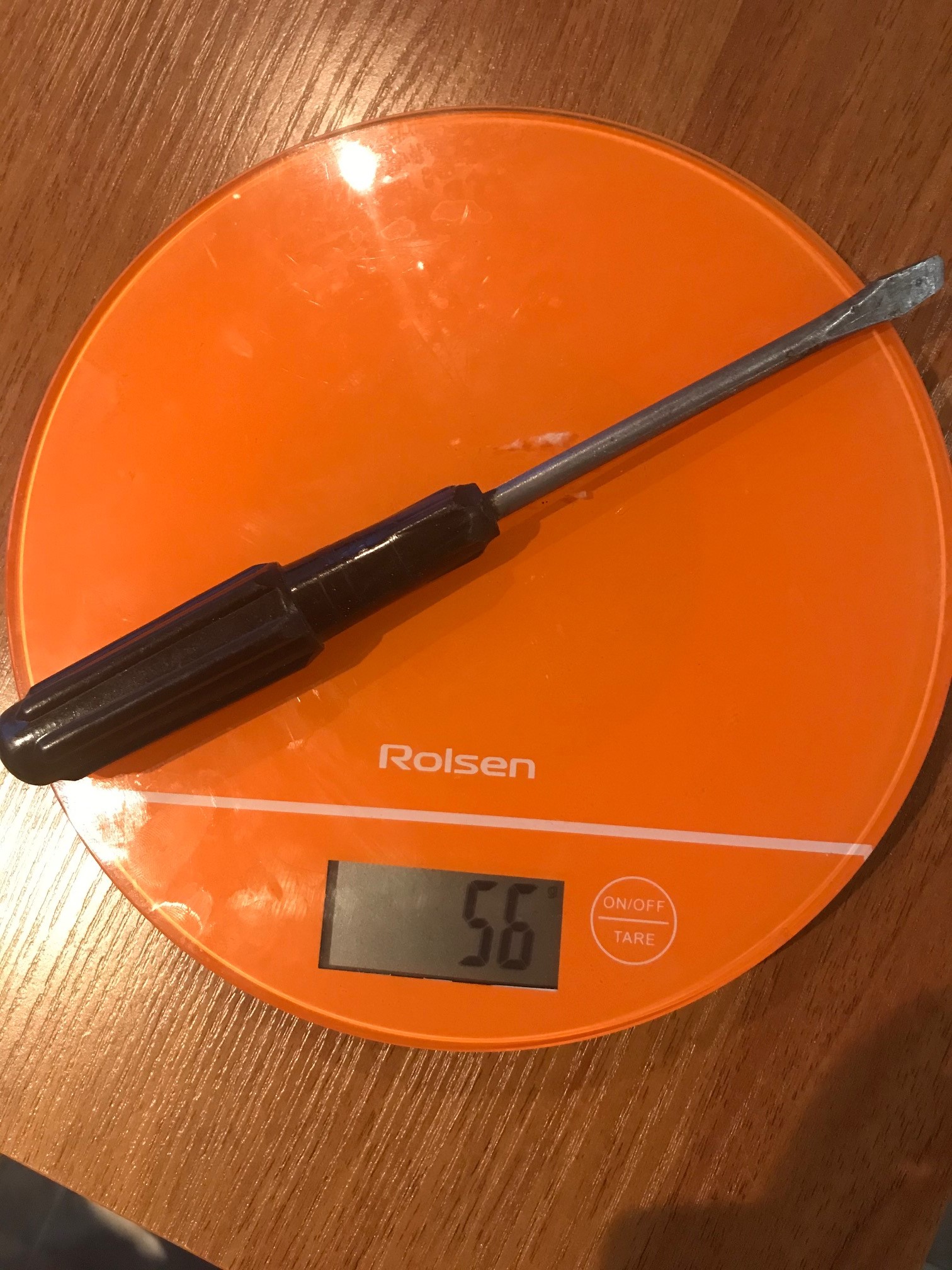 How much does a minus screwdriver weigh?