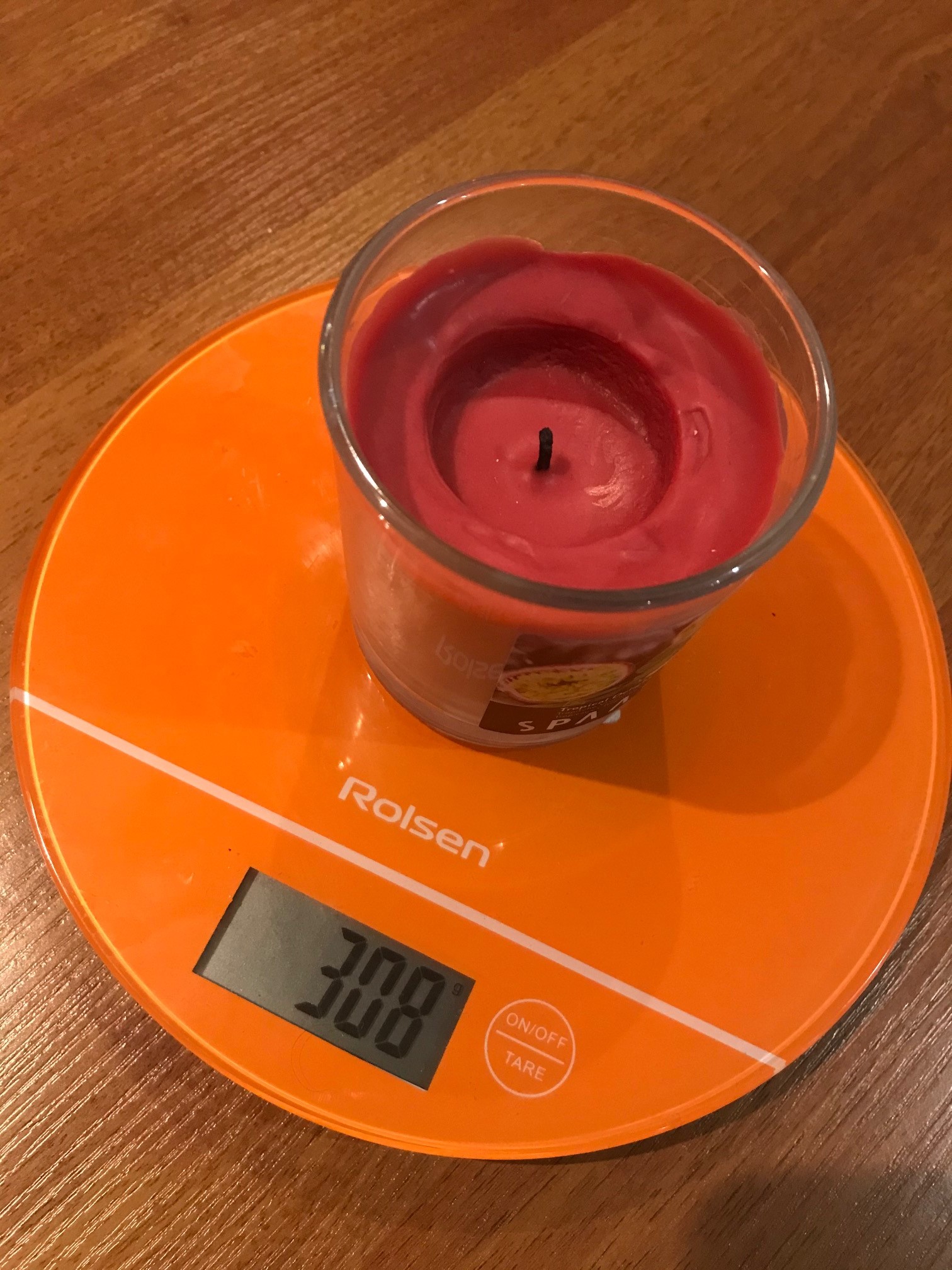 ikea candle weight