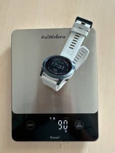 Garmin Fēnix 7X Sapphire Solar watch weight